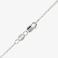 DiamonArt® Womens White Cubic Zirconia Sterling Silver Pendant Necklace