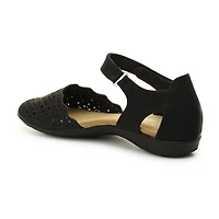 TARYN by ROSE Puncha Womens Round Closed Toe Ballet Flats