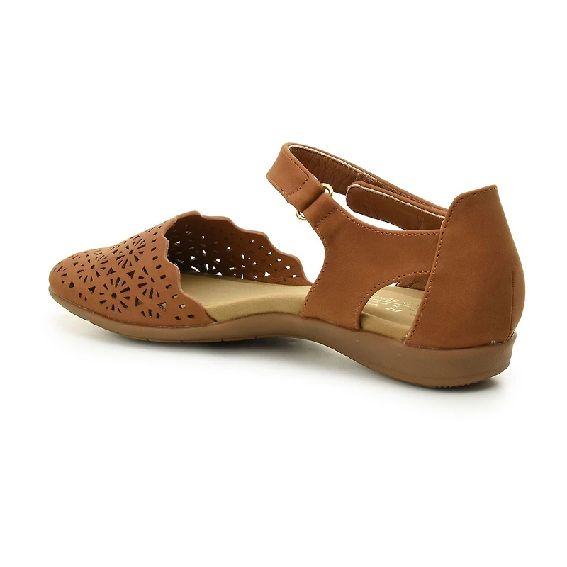 TARYN by ROSE Puncha Womens Round Closed Toe Ballet Flats