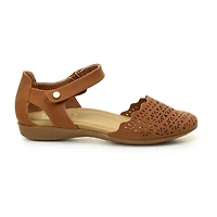 TARYN by ROSE Puncha Womens Round Closed Toe Ballet Flats