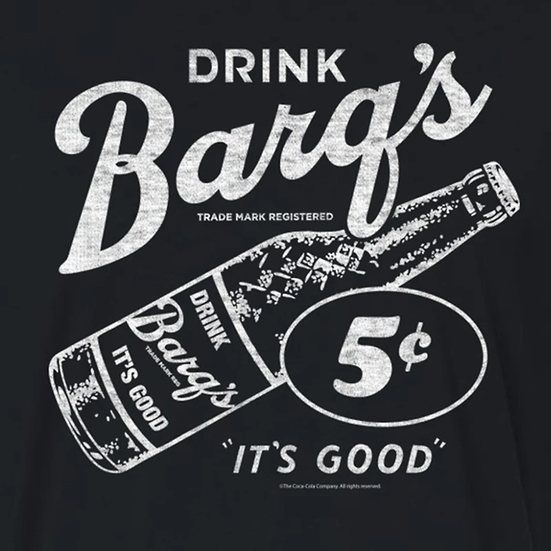 Barq'S Rootbeer Cropped Tee Womens Juniors Crew Neck Short Sleeve Regular Fit Graphic T-Shirt