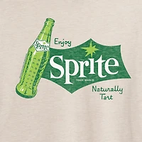 Sprite Tee Womens Juniors Crew Neck Short Sleeve Oversized Graphic T-Shirt