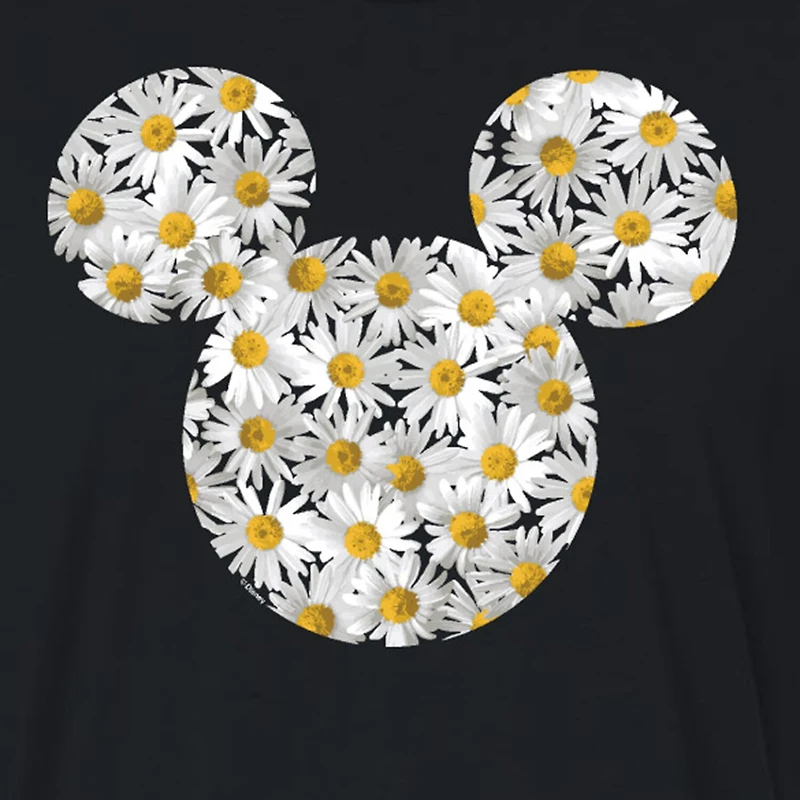 Womens Juniors Crew Neck Short Sleeve Regular Fit Mickey and Friends Mouse Graphic T-Shirt
