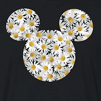 Womens Juniors Crew Neck Short Sleeve Regular Fit Mickey and Friends Mouse Graphic T-Shirt