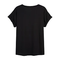 How To Train Your Dragon Hiccup Tee Womens Juniors Crew Neck Short Sleeve Oversized Graphic T-Shirt
