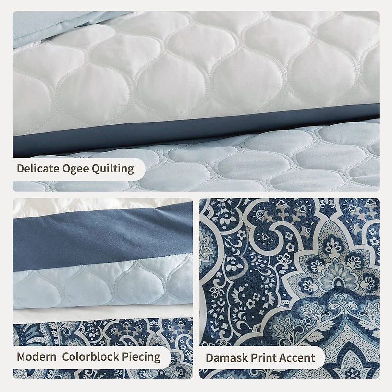510 Design Josefina 8-pc. Midweight Embroidered Comforter Set