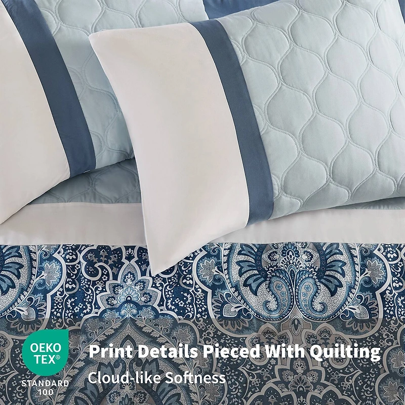 510 Design Josefina 8-pc. Midweight Embroidered Comforter Set