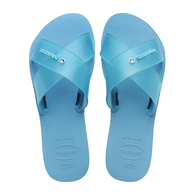 Havaianas® Womens Aqua Jelly Slide Sandals