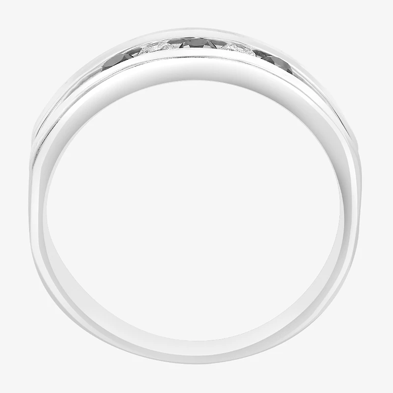 Effy Final Call Limited Quantities! Mens 1/2 CT. T.W. Genuine Black Diamond Sterling Silver Fashion Ring