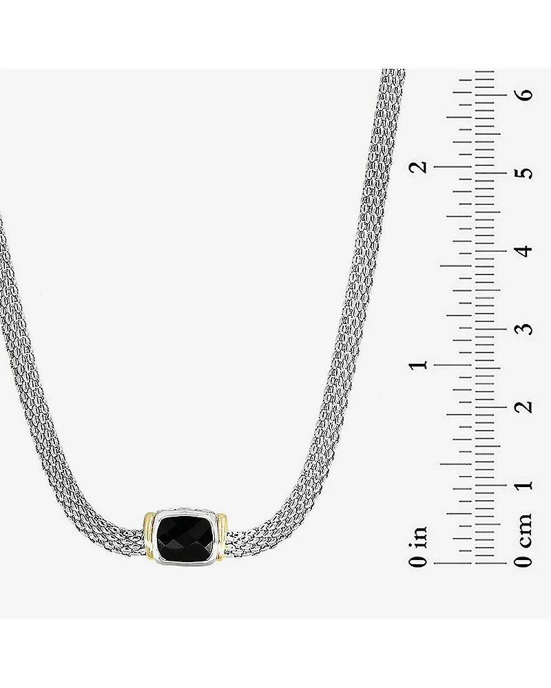 Effy Final Call Limited Quantities! Womens 18K Gold Over Silver 18 Inch Mesh Chain Necklace