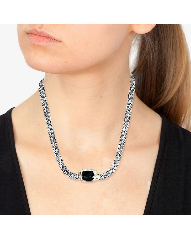 Effy Final Call Limited Quantities! Womens 18K Gold Over Silver 18 Inch Mesh Chain Necklace