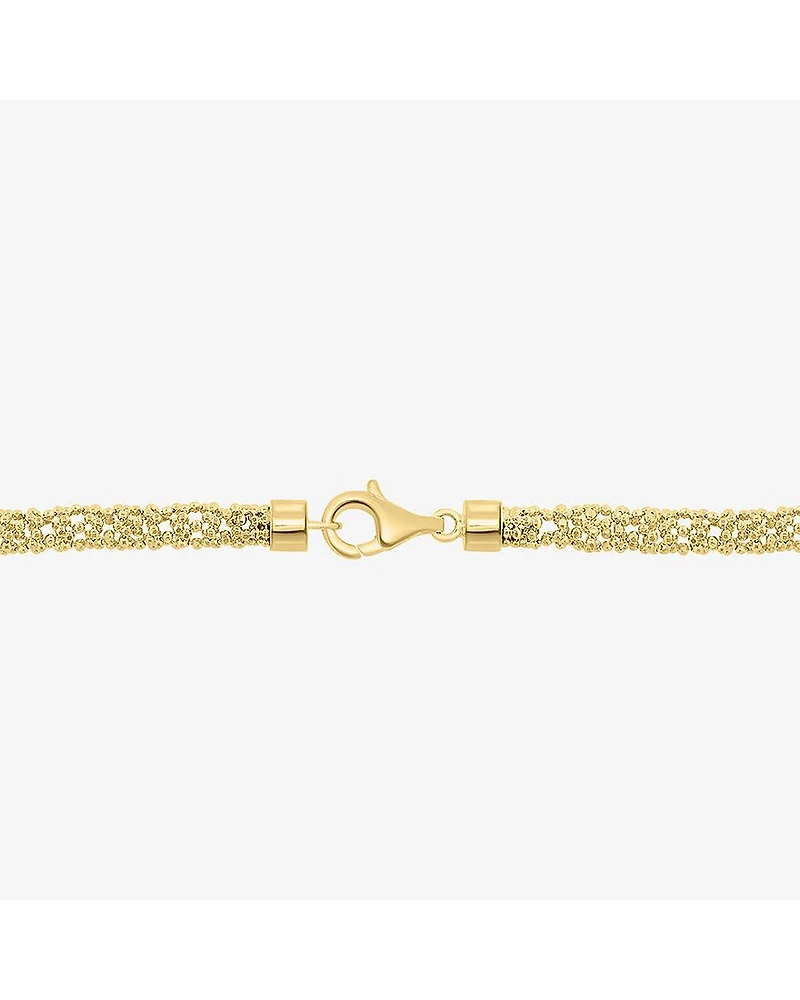 Effy Final Call Limited Quantities! Womens 14K Gold Over Silver 24 Inch Mesh Chain Necklace