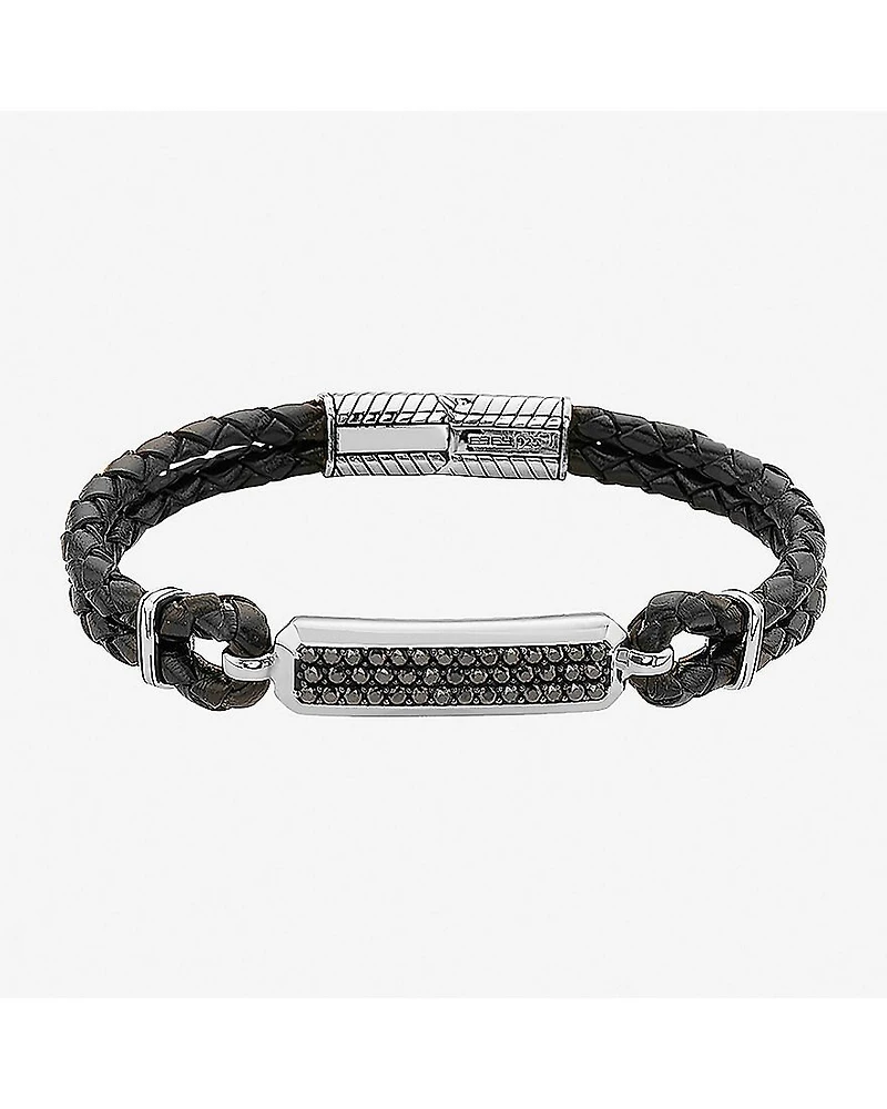Effy Final Call Limited Quantities! Mens Sapphire Sterling Silver Cord Bracelet