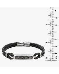 Effy Final Call Limited Quantities! Mens Sapphire Sterling Silver Cord Bracelet