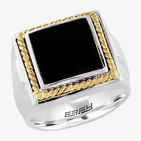 Effy Final Call Limited Quantities! Mens Genuine Black Onyx 14K Gold Over Silver Fashion Ring