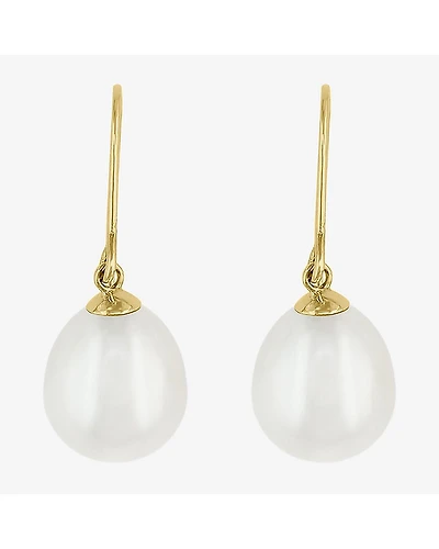 Effy Final Call Limited Quantities! Womens White Cultured Freshwater Pearl 14K Gold Drop Earrings