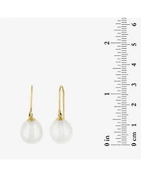 Effy Final Call Limited Quantities! Womens White Cultured Freshwater Pearl 14K Gold Drop Earrings