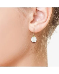 Effy Final Call Limited Quantities! Womens White Cultured Freshwater Pearl 14K Gold Drop Earrings