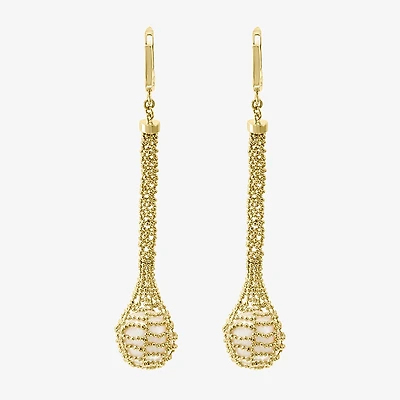 Effy Final Call Limited Quantities! Womens White Cultured Freshwater Pearl 14K Gold Over Silver Drop Earrings