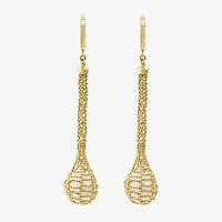 Effy Final Call Limited Quantities! Womens White Cultured Freshwater Pearl 14K Gold Over Silver Drop Earrings