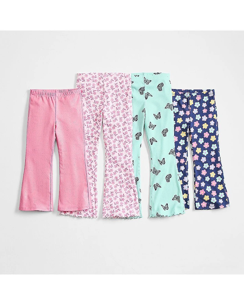 Okie Dokie Toddler & Little Girls Flare Full Length Leggings