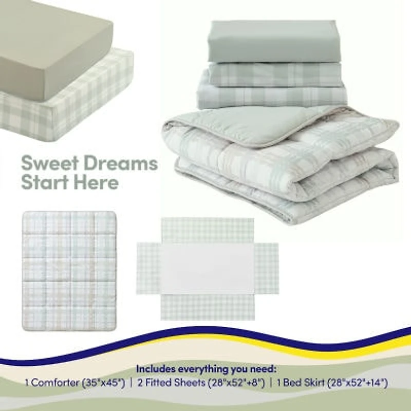 Sweet Home Collection™ Gardenia 4-Piece Floral Nursery Baby Crib Bedding Set