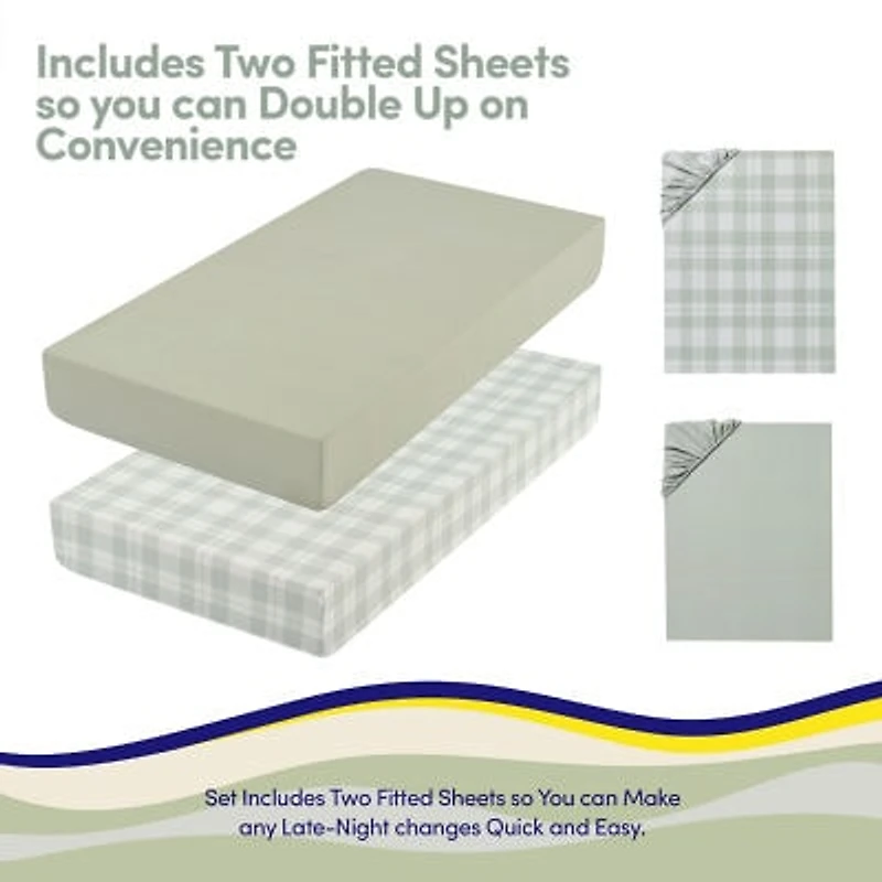 Sweet Home Collection™ Gardenia 4-Piece Floral Nursery Baby Crib Bedding Set