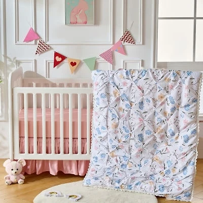 Sweet Home Collection™ Plaid 4-Piece Nursery Baby Crib Bedding Set