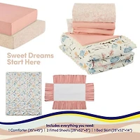 Sweet Home Collection™ Plaid 4-Piece Nursery Baby Crib Bedding Set