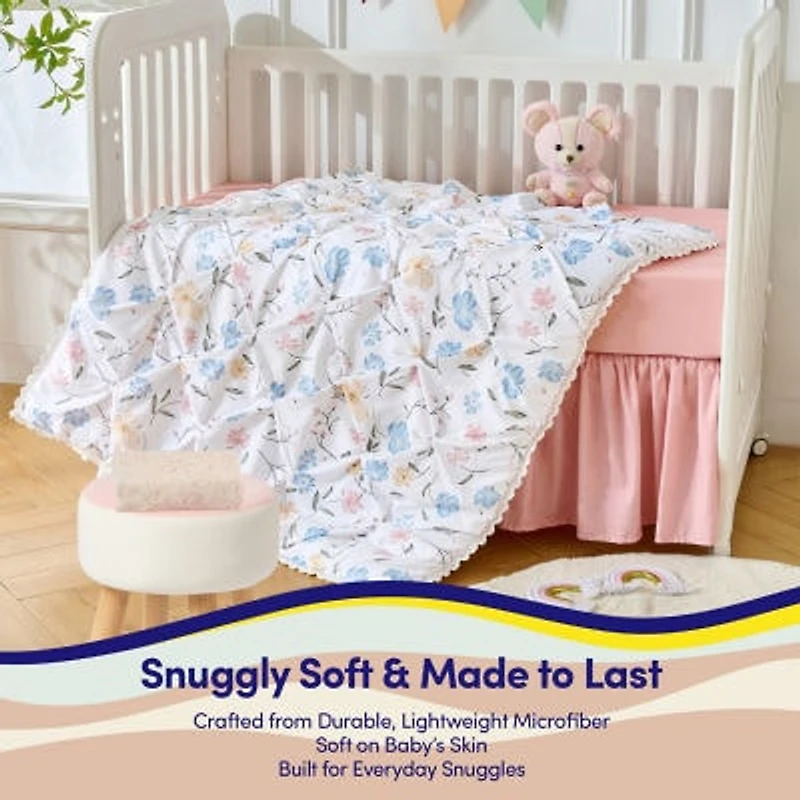 Sweet Home Collection™ Plaid 4-Piece Nursery Baby Crib Bedding Set