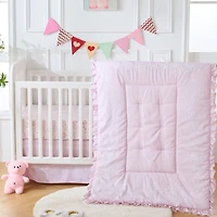 Sweet Home Collection™ Floral 4-Piece Nursery Baby Crib Bedding Set