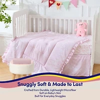 Sweet Home Collection™ Floral 4-Piece Nursery Baby Crib Bedding Set