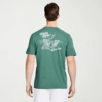 IZOD Mens Round Neck Short Sleeve Classic Fit Graphic T-Shirt