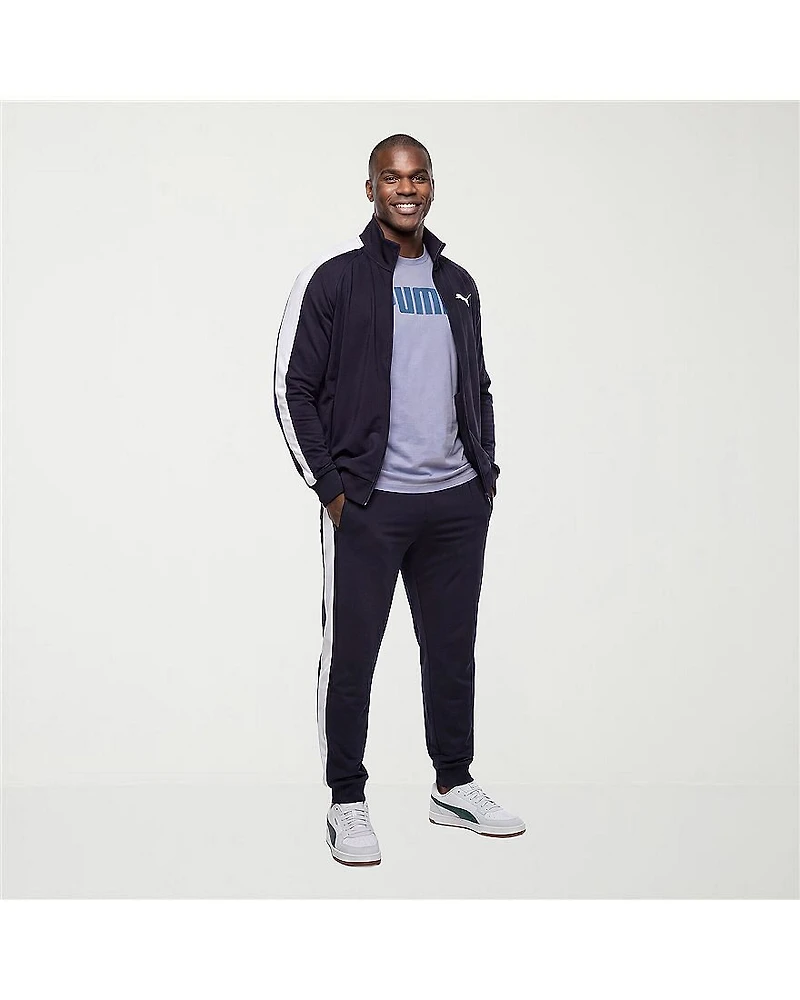 PUMA Mens Straight Mid Rise Regular Fit Big and Tall Track Pant