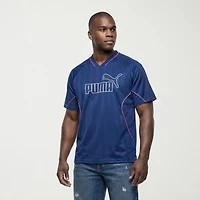 PUMA Sport Jersey Mens V Neck Short Sleeve Moisture Wicking Big and Tall