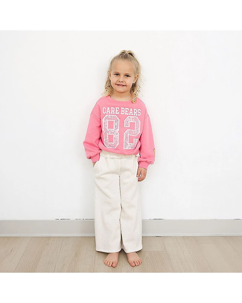 Grayson Little Toddler Girls Crew Neck Long Sleeve Care Bears Sweatshirt