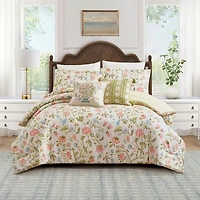 spartina 449 Sugar Mill Embroidered Basketweave Square Throw Pillow