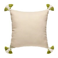 spartina 449 Sugar Mill Embroidered Basketweave Square Throw Pillow