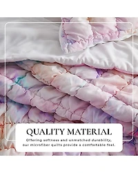 Linery Marshmallow Puff Easy Care Quilt Set