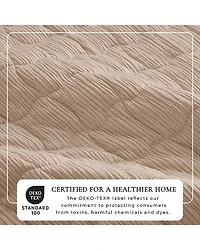 Linery Gauze Wave Stitched Easy Care Quilt Set