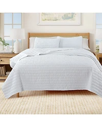 Linery Diamond Textured Easy Care Quilt Set