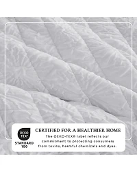 Linery Diamond Textured Easy Care Quilt Set