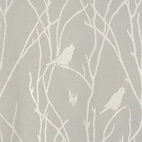Sweet Home Collection Songbird 2-pc. Rod Pocket Window Tier