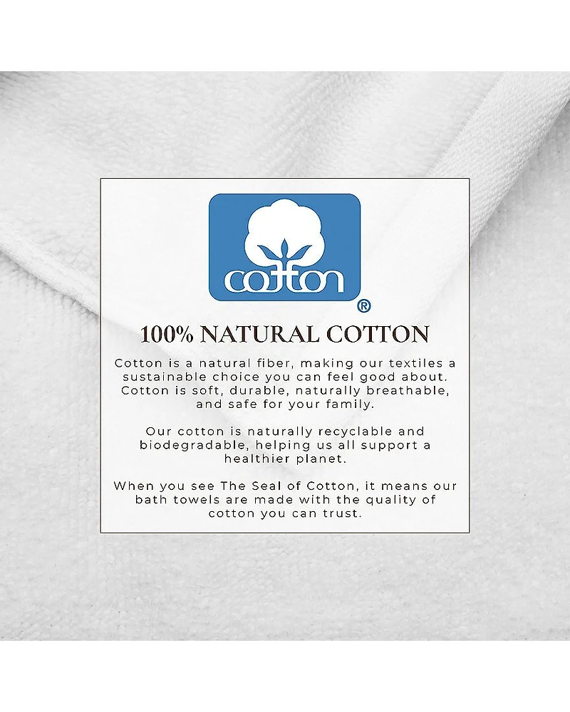 Linery Cotton And Decorative Bordered Washcloth 12-pc. Quick Dry Bath Towel Set