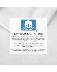 Linery Cotton And Decorative Bordered Washcloth 12-pc. Quick Dry Bath Towel Set