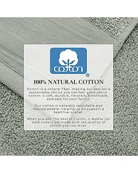 Linery Ultra-Soft Cotton And Linen-Like Bordered 4-pc. Quick Dry Bath Towel Set