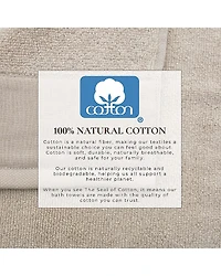 Linery Ultra-Soft Cotton And Linen-Like Bordered 6-pc. Quick Dry Bath Towel Set