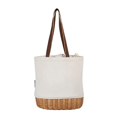 Picnic Time Pico Willow And Canvas  Basket Insulated Lunch Bag