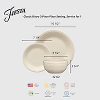 Fiesta Americana 3-pc. Ceramic Dinnerware Set