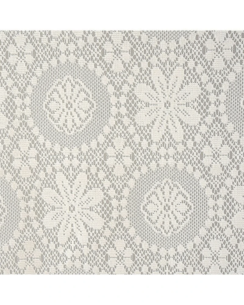 Sweet Home Collection Hopewell Old World Style Floral Lace 2-pc. Rod Pocket Window Tier